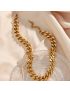 Bold Essence - Chunky Gold Chain Necklace