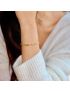 Radiant Gold Paperclip Bracelet