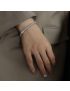 Celeste Gold Crystal Tennis Bracelet