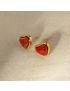Scarlet Heart Earrings