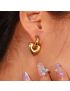 Eternal Love Heart Hoops