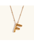 Airy Letter - Gold Initial Necklace