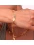 Laurel Leaf Gold Bracelet