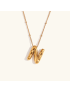 Airy Letter - Gold Initial Necklace