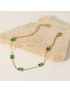 Emerald Allure Gold Bracelet