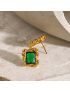 Esmeralda Vintage Stud Earrings