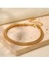 Sienna Woven Gold Bracelet