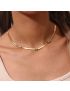 Seraphina Herringbone Gold Necklace