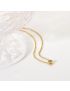 Aurora Solitaire Gold Necklace