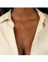 Beatrice Pearl Drop - Y-Chain Necklace