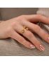 Celeste Sphere Gold Ring