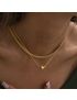 Timeless Heart - Gold Pendant Necklace