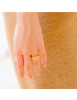 Aurelia Gold Croissant Ring