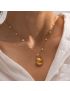 Isla Pearl Charm Necklace