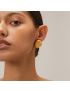 Flora Gold Dome Earrings