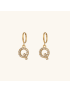Aimee Initial Earrings