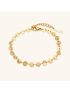 Celeste Gold Disc Bracelet