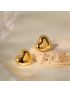 Amara Heart Stud Earrings