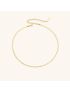 Sleek Grace - Gold Herringbone Necklace