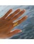 Mira Gold Wave Ring