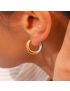 Nova Duo Hoop Earrings