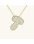 Radiant Initial Pendant Necklace