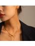 Golden Bow Drop Earrings