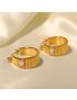 Carina Luxe Hoop Earrings