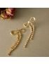 Bow Cascade Crystal Earrings