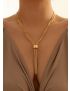 Sorelle - Multi-Strand Gold Drop Necklace
