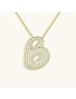 Radiant Initial Pendant Necklace
