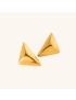 Atria Gold Triangle Earrings