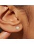 Luna Solitaire Stud Earrings