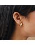 Brielle Croissant Huggie Earrings