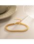 Sienna Woven Gold Bracelet