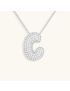 Radiant Initial Pendant Necklace