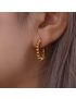 Alina Twisted Hoop Earrings