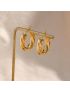 Selene Twisted Hoop Earrings