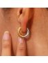 Nova Duo Hoop Earrings