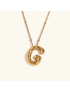 Airy Letter - Gold Initial Necklace