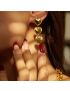 Luna Love - Triple Heart Gold Earrings