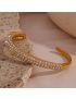 Selene Pave Gold Bracelet