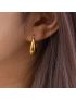 Sienna Polished Hoop Earrings