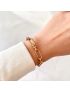 Golden Knot Chain Bracelet