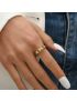 Aurora Link Gold Ring