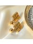 Zara Orb - Geometric Gold Earrings