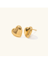 Amara Heart Stud Earrings