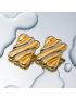 Aurelia Wave Gold Earrings