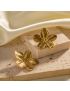 Marina Bloom - Gold Flower Earrings