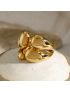 Isla Pebble - Sculpted Gold Ring